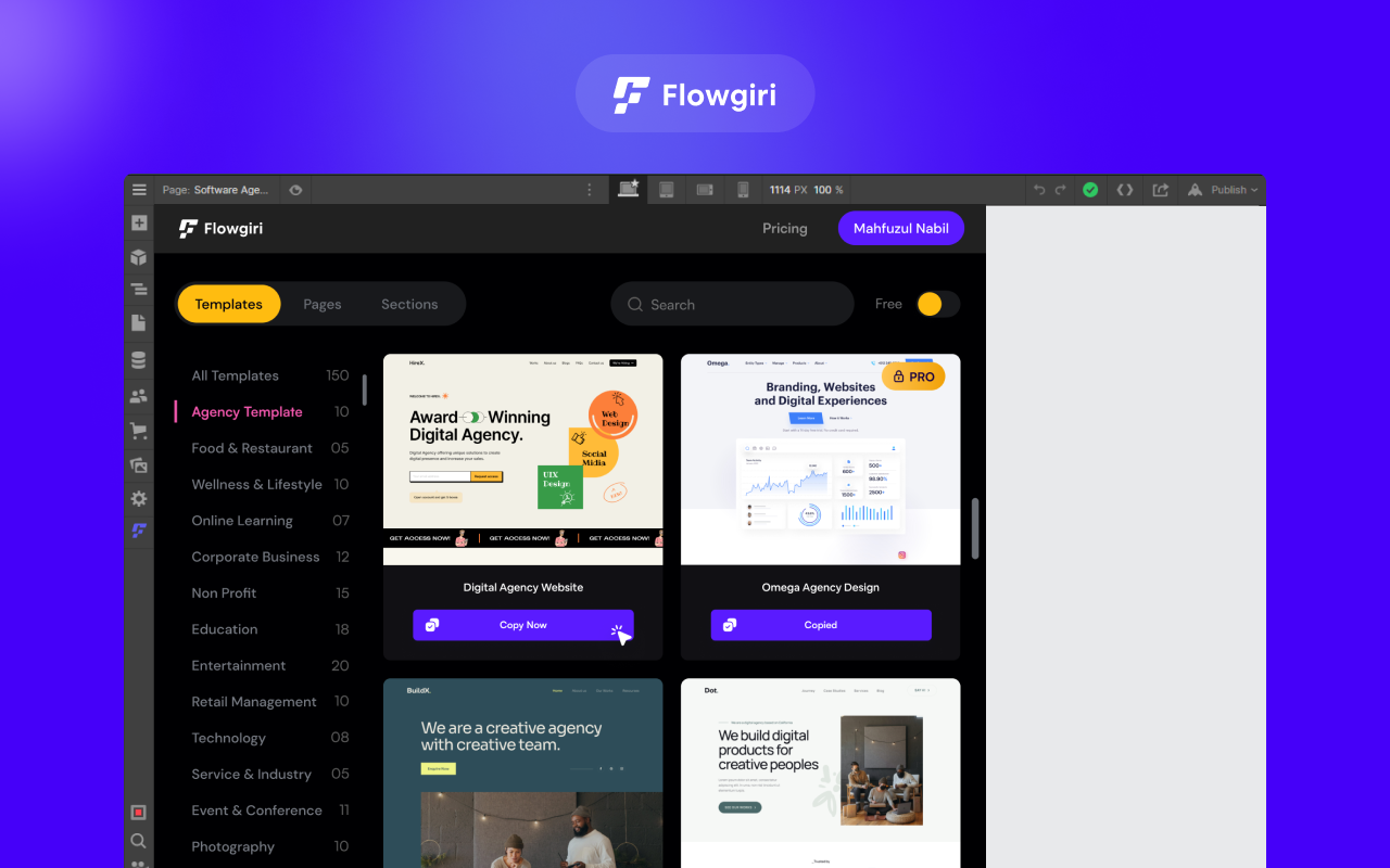 Flowgiri - Webflow chrome extension截图3