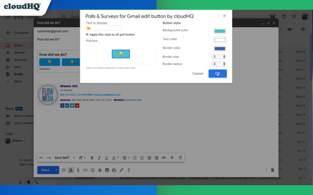 Gmail Free Online Polls & Surveys by cloudHQ截图1
