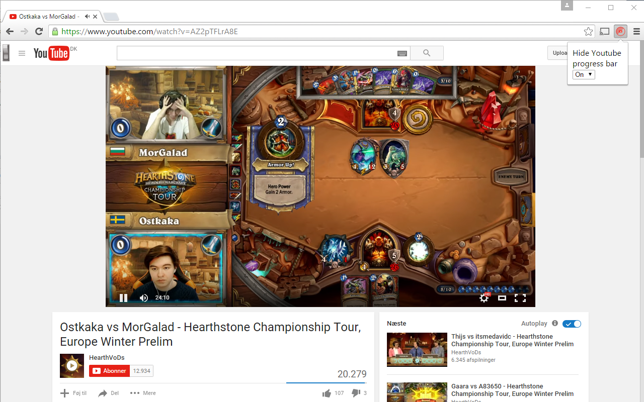 Hide Youtube Progress Bar截图1