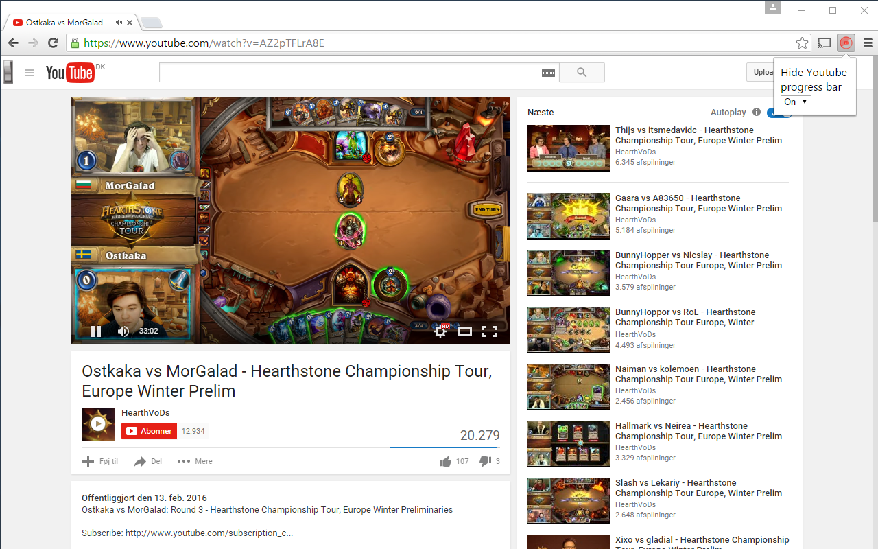 Hide Youtube Progress Bar截图2