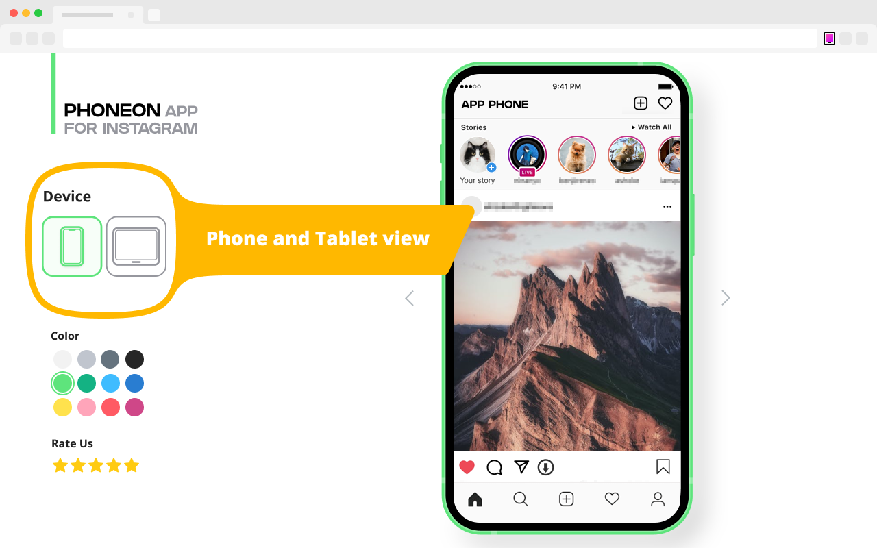 Phoneon. App for Instagram截图3