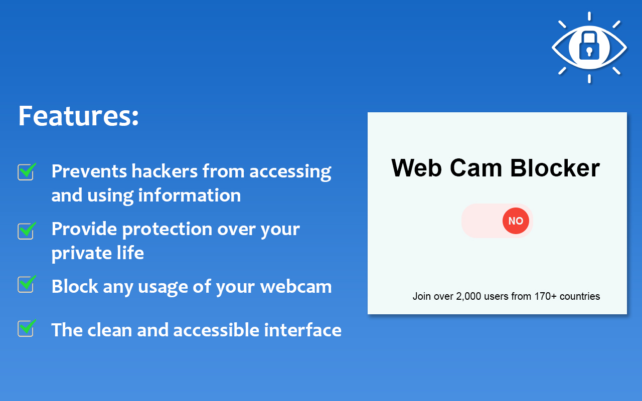 WebCam Block - Save your privacy截图1