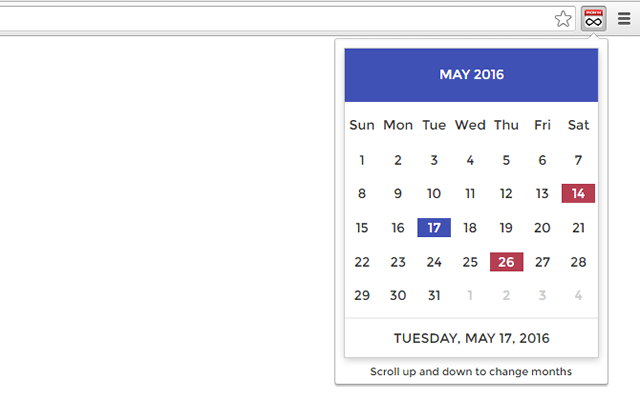 Infinite Monthly Calendar截图2