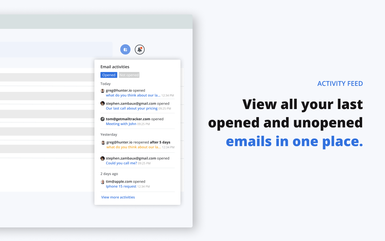 MailTracker: Email tracker for Gmail截图1