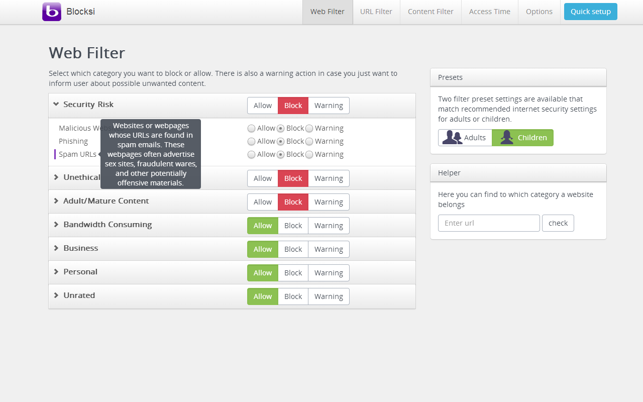 Blocksi Web Filter截图2