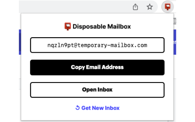 Disposable Mailbox截图2