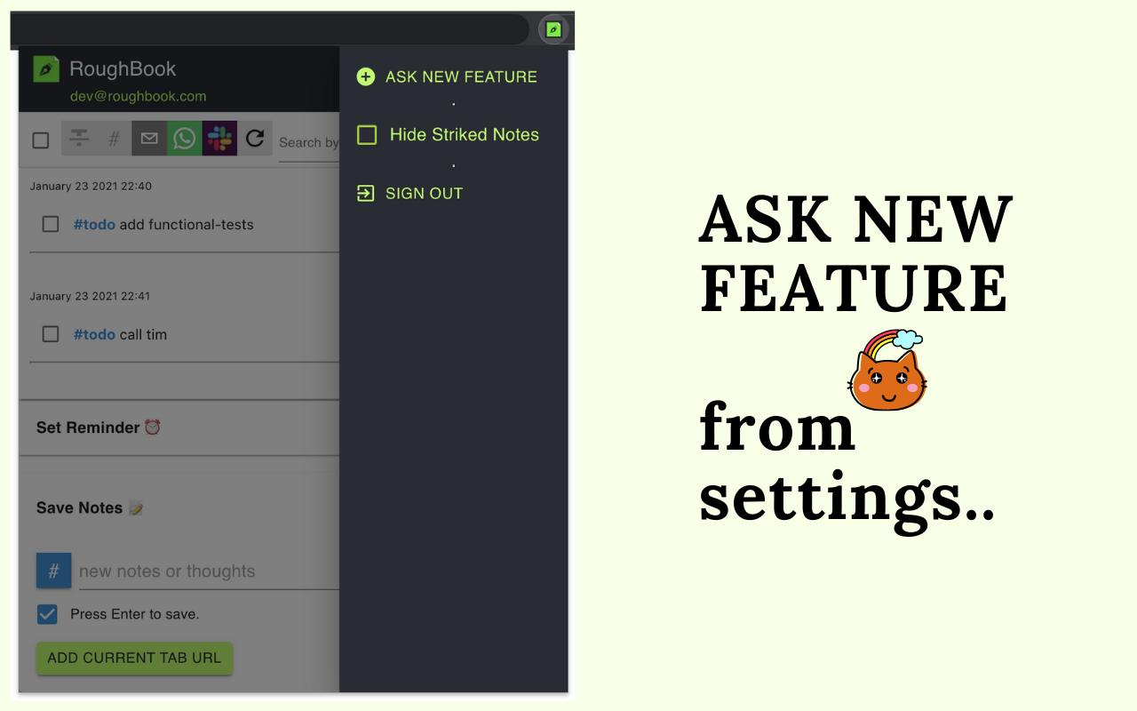 Roughbook: Quick Notes Taking & Productivity截图2