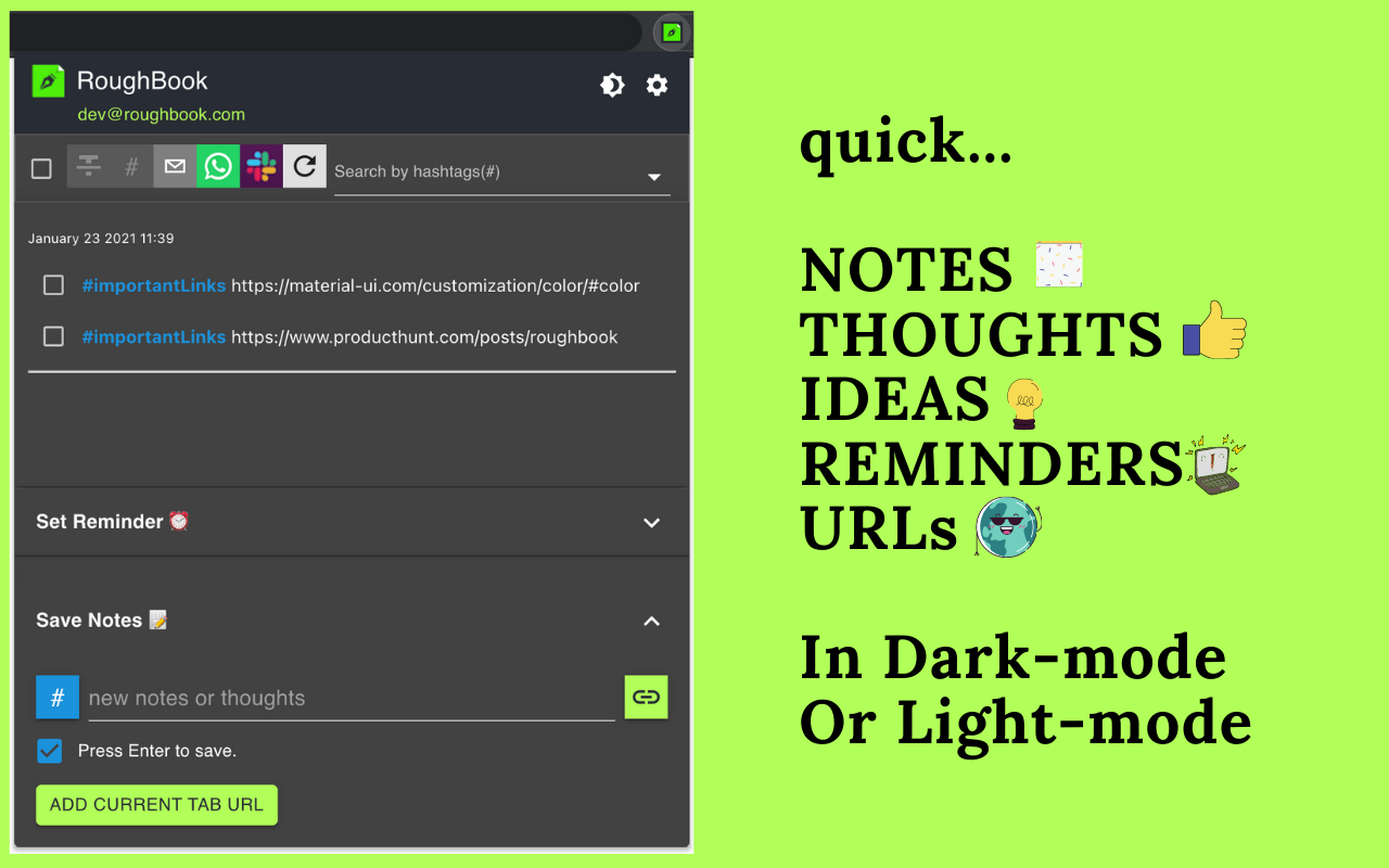 Roughbook: Quick Notes Taking & Productivity截图3
