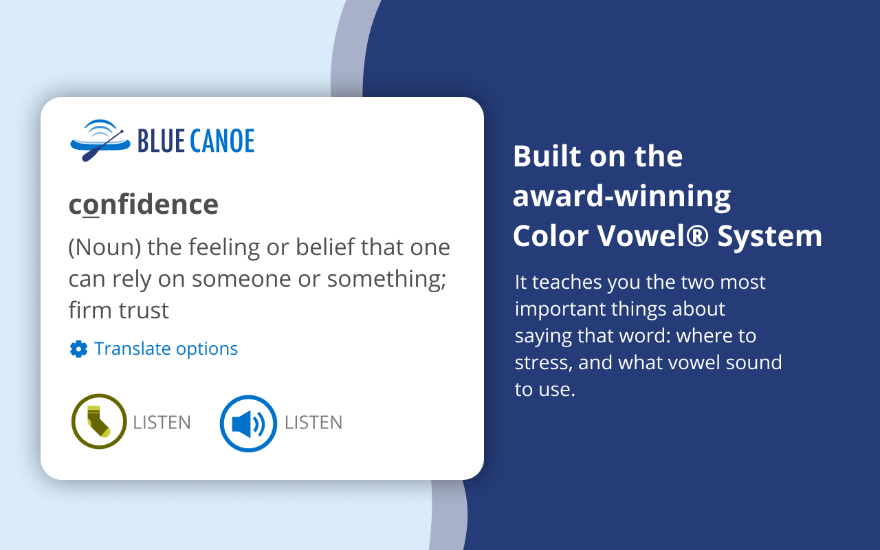 Blue Canoe Pronunciation Dictionary截图3