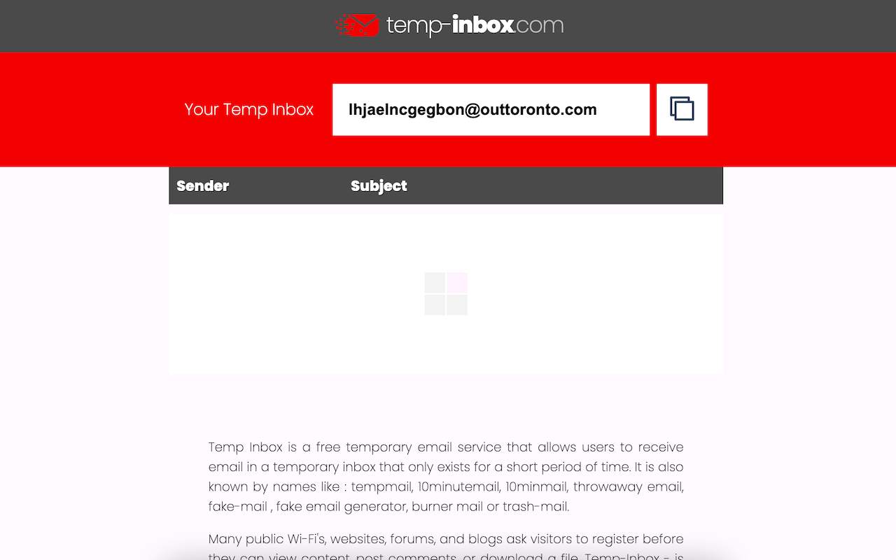 Temp Inbox - Temporary Email截图2