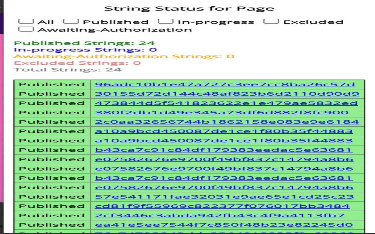 Smartling GDN String Status截图1