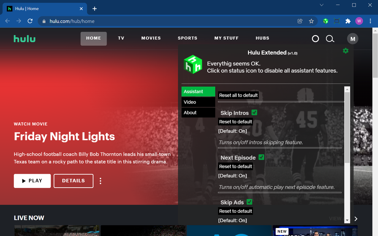 Hulu Extended: boost your viewing截图1