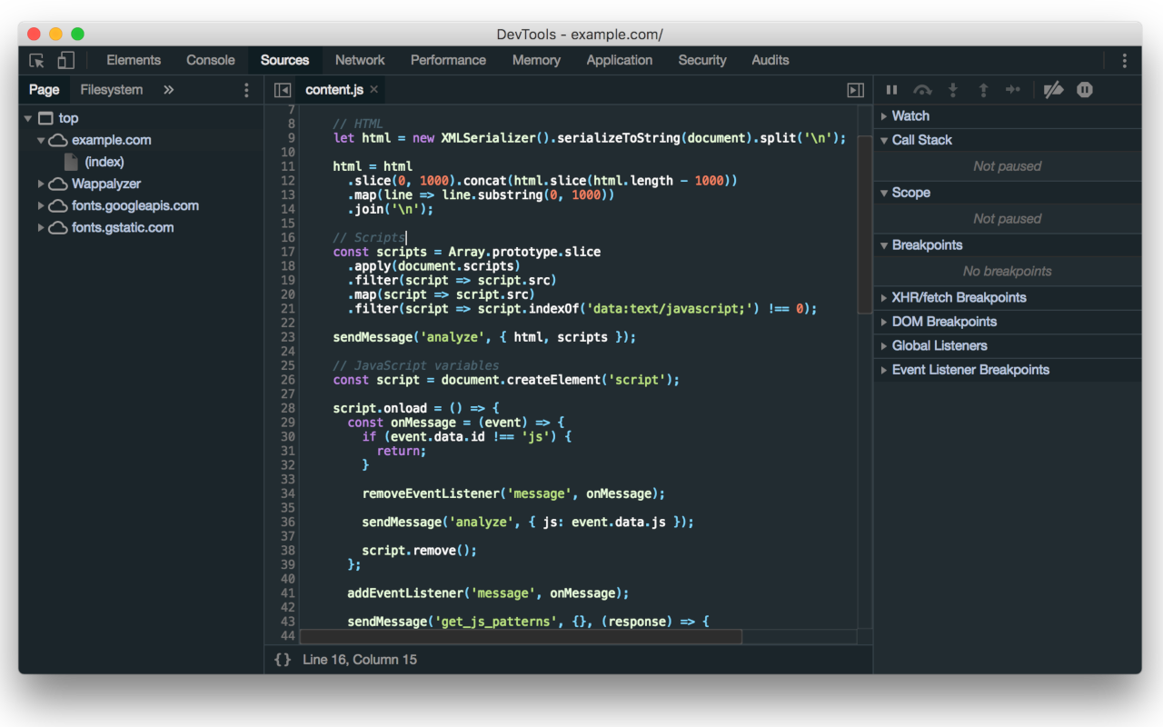 Material DevTools Theme截图2