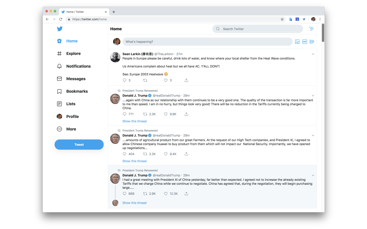 Simplify Twitter Web UI截图1
