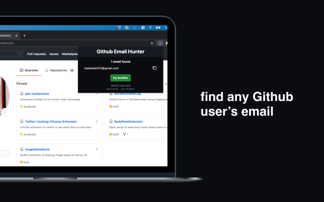 github email hunter截图1