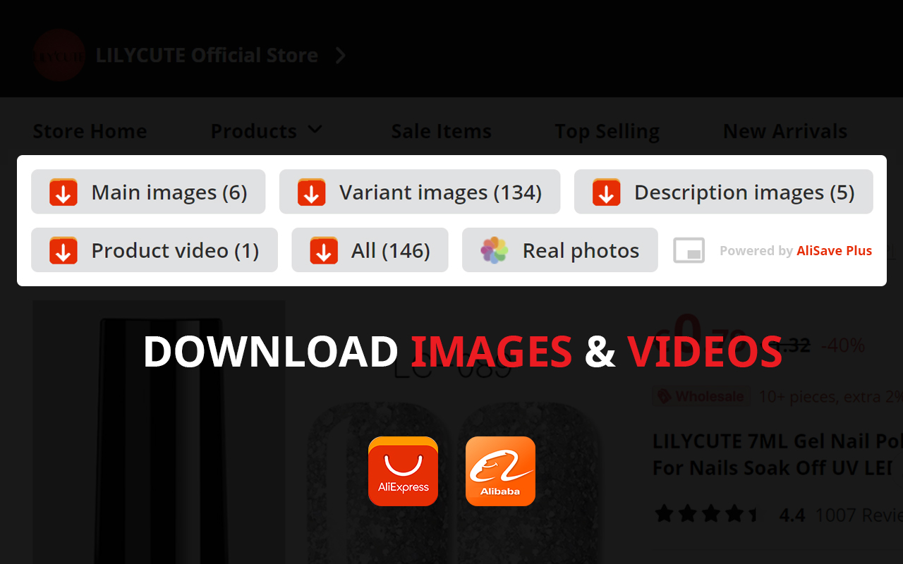 AliSave Plus - Download AliExpress Images截图3